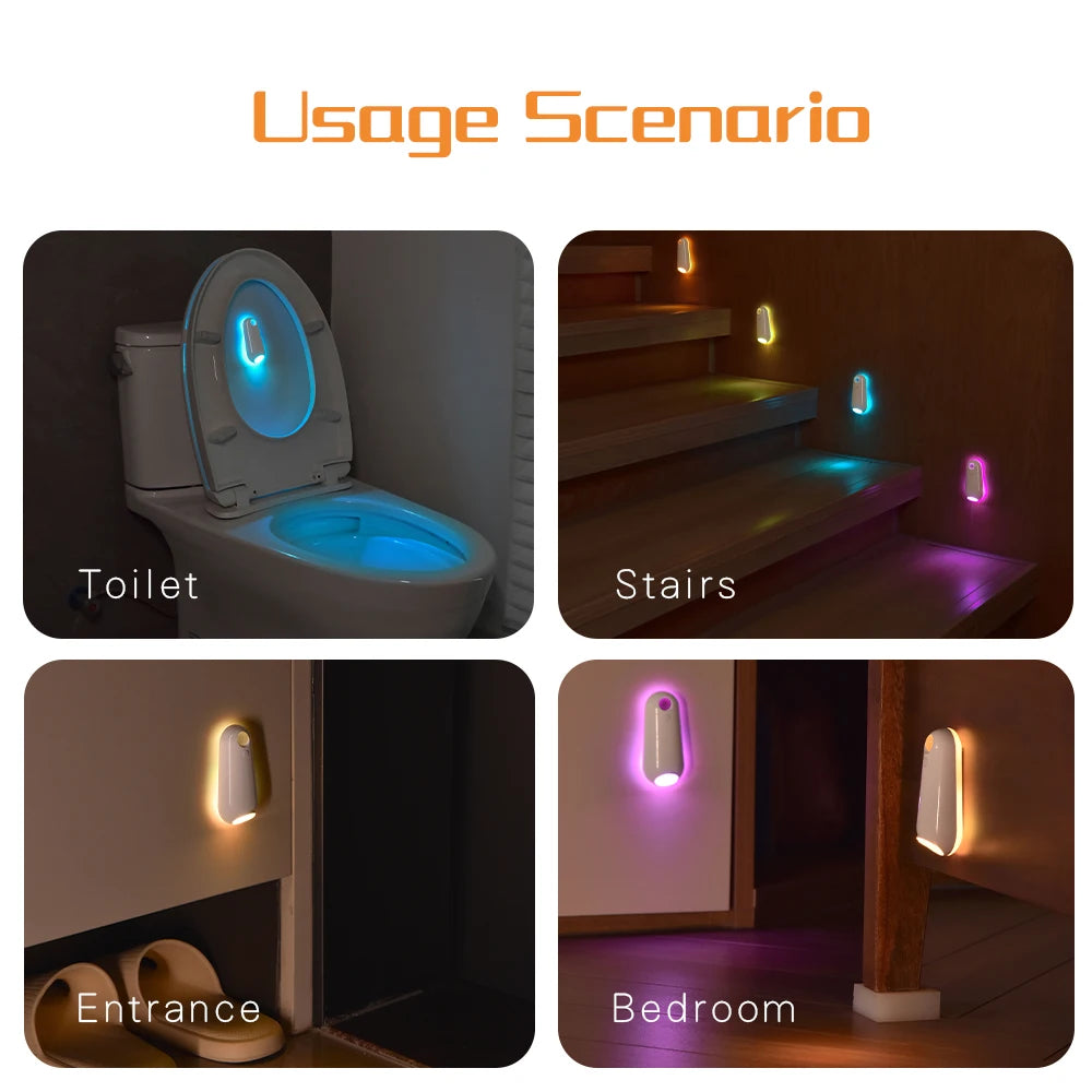 Glow Bowl: The Motion-Sensor Toilet Night Light