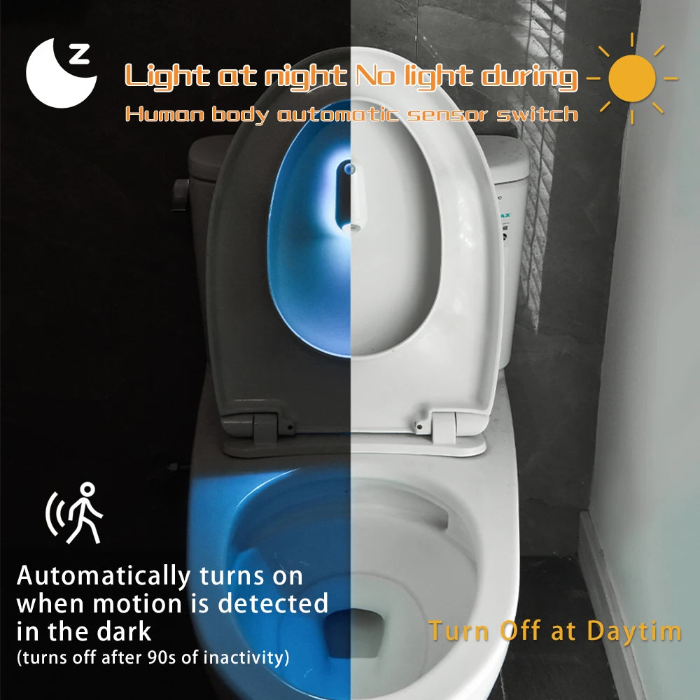Glow Bowl: The Motion-Sensor Toilet Night Light
